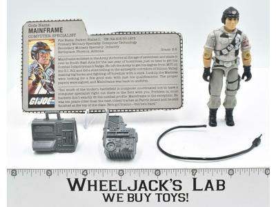 Mainframe 100% Complete GI Joe ARAH Vintage Hasbro 1986 Action Figure