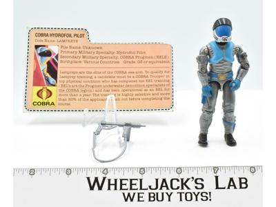 Lampreys 100% Complete GI Joe V1 ARAH Vintage Hasbro 1985 Action Figure