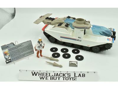Avalanche Snow Tank 100% Complete GI Joe 1990 Vintage Vehicle Hasbro