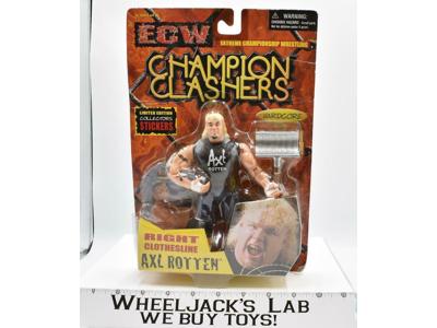 Axl Rotten 7" ECW Champion Clashers 2000 Jakks Pacific Wrestling Figure