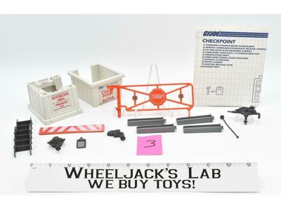 Check Point Alpha Battle Station #3 100% Complete GI Joe 1985 Hasbro Vintage