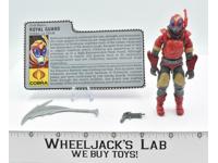 Royal Guard V1 100% Complete 1987 GI Joe ARAH Hasbro Vintage Action Figure