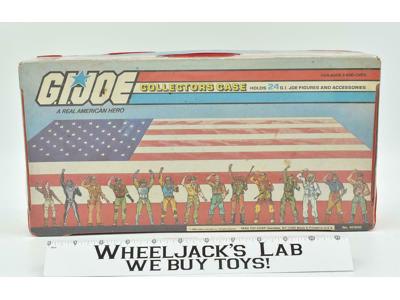 GI Joe Collectors Case 24 Action Figures 1984 Tara Toy Vintage Action Accessory