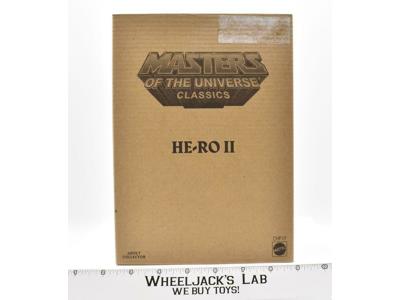 HE-RO II w/Mailer MOSC He-Man Masters of the Universe MOTU Classics 2015