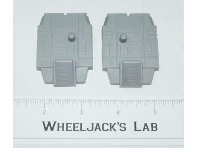 Bruticus Onslaught GRAY Feet Foot Pair 1986 Vintage Hasbro G1 Transformers