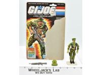 Leatherneck V1 100% Complete W CARD 1986 GI Joe Hasbro Vintage Action Figure