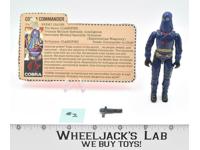 Cobra Commander #2 Enemy Leader V2 100% Complete GI Joe 1984 Hasbro Figure