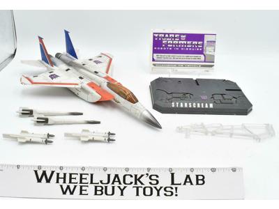 Masterpiece Starscream RID 100% Complete 2007 Hasbro Transformers Action Figures