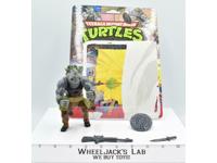 Rocksteady 100% Complete W/Card 1988 TMNT Teenage Mutant Ninja Turtle Playmates