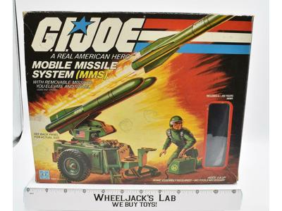 Mobile Missile System (MMS) 100% Complete W/Box GI Joe 1982 Action Figure