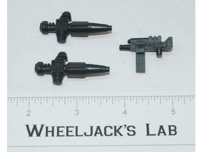 Computron Lightspeed 2x Missile Laser + Hand Gun 1987 Vintage G1 Transformers