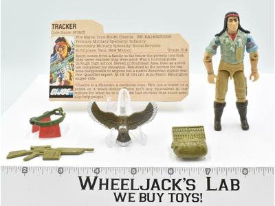 Spirit Tracker V1 100% Complete 1984 GI Joe ARAH Hasbro Vintage Action Figure