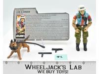 Law &amp; Order #1 V1 100% Complete 1987 GI Joe ARAH Hasbro Vintage Action Figure