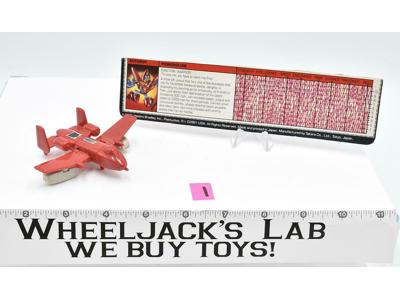 Powerglide #1 100% Complete 1985 Action Figure G1 Transformers A-10 Thunderbolt