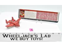 Powerglide #1 100% Complete 1985 Action Figure G1 Transformers A-10 Thunderbolt