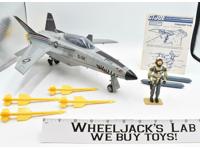 Conquest X-30 Jet W/ Pilot 100% Complete 1986 GI Joe Vintage Vehicle Hasbro