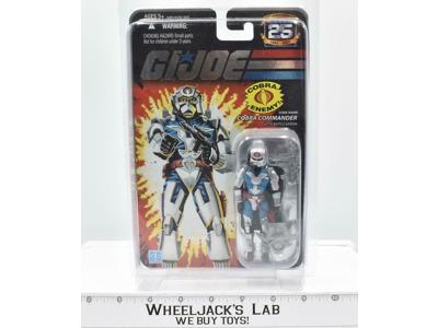 Cobra Commander NEW W Star Case GI Joe 25th Anniversary 2007 Hasbro