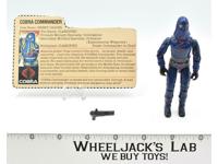 Cobra Commander Enemy Leader V2 100% Complete GI Joe 1984 Hasbro Action Figure