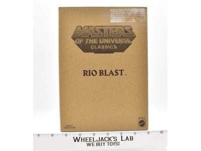 Rio Blast w/Mailer MOSC He-Man Masters of the Universe MOTU Classics 2014