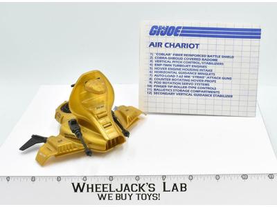 Air Chariot 100% Complete 1986 GI Joe Hasbro Action Figure Vehicle Vintage