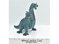 Imperial Blue Two Headed Dragon 1983 Vintage Knight Monster Imperial Toys Figure