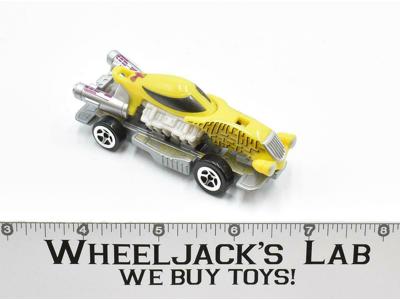 Yellow Gattling Gunn'r Robo Wheels 2001 Bandai Transform Hot Wheels