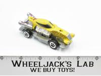 Yellow Gattling Gunn'r Robo Wheels 2001 Bandai Transform Hot Wheels