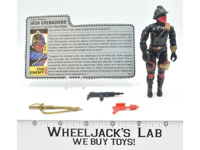 Iron Grenadiers 100% Complete 1988 GI Joe Vintage Hasbro Action Figure