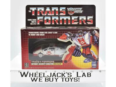 Red Alert MIB SEALED ON TRAY Complete 1985 Vintage Hasbro G1 Transformers
