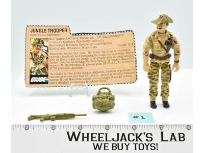 Recondo #1 100% Complete GI Joe V1 ARAH Vintage Hasbro 1984 Action Figure