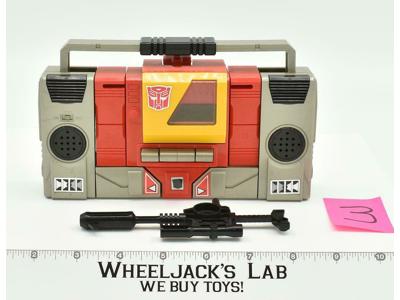 Blaster #3 100% Complete 1985 Vintage G1 Transformers Boombox Action Figure