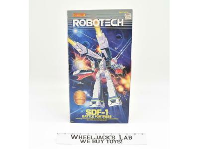 SDF-1 Battle Fortress WHITE UNUSED STICKERS MIB 1985 Matchbox Robotech Macross