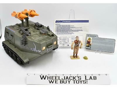 Warthog W/ Sgt. Slaughter 100% Complete Vehicle 1988 GI Joe Vintage Hasbro