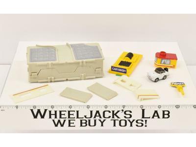 Travel City Car Wash Shop Mini Play Set 100% Complete 1987 Micro Machines Galoob