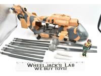 Tomahawk Helicopter Lift Ticket W/Mic. Complete 1986 GI Joe ARAH Hasbro Vehicle