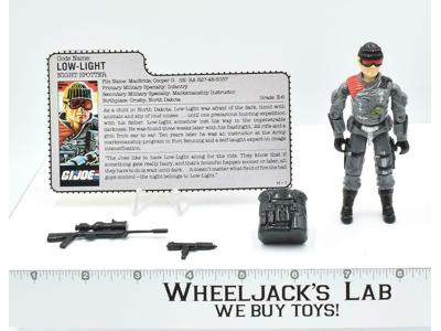 Low Light 1986 GI Joe Hasbro Action Figure Vintage