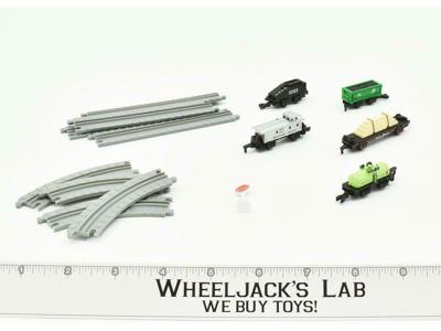 Train Lot W/Track 1989 Micro Machines Galoob