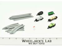 Train Lot W/Track 1989 Micro Machines Galoob