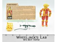 Blowtorch V1 100% Complete 1984 GI Joe ARAH Hasbro Vintage Action Figure