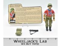 Bazooka 100% Complete GI Joe V1 ARAH Vintage Hasbro 1985 Action Figure
