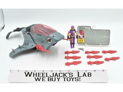 Cobra Sea Ray 100% Complete 1987 GI Joe Cobra ARAH Hasbro Action Figure Vehicle