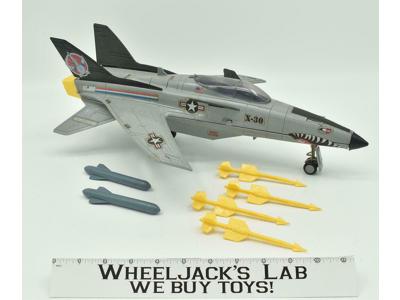 Conquest X-30 Jet W/ Pilot 100% Complete 1986 GI Joe Vintage Vehicle Hasbro