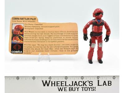 Wild Weasel V1 100% Complete 1984 GI Joe ARAH Hasbro Vintage Action Figure