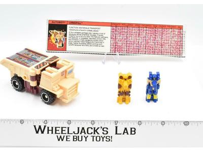 Landfill Targetmaster 100% Complete 1987 Vintage G1 Transformers Action Figure