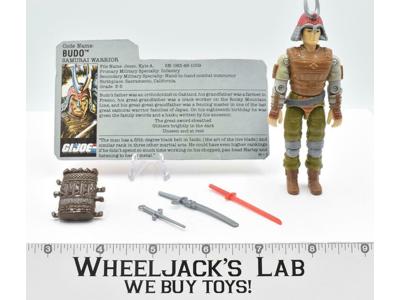 Budo 100% Complete GI Joe ARAH V1 Vintage Hasbro 1988 Action Figure