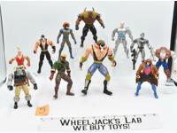 Lot of 11 Toy Mix of DC Comics, Marvel, and Toy Biz Action Figures