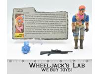 Zandar V1 100% Complete 1986 GI Joe ARAH Hasbro Vintage Action Figure