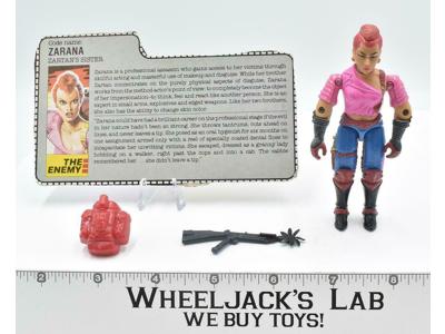 Zarana V1 100% Complete 1986 GI Joe ARAH Hasbro Action Figure