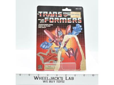 Powerglide Cardback Vintage 1985 G1 Transformers Hasbro Action Figure