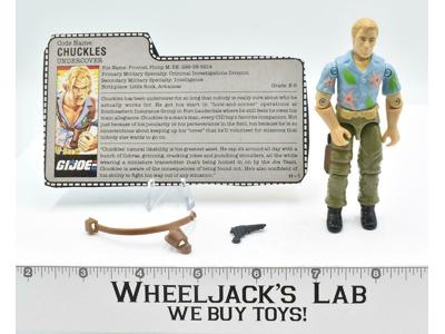Chuckles V1 100% Complete 1987 GI Joe ARAH Vintage Hasbro Action Figure